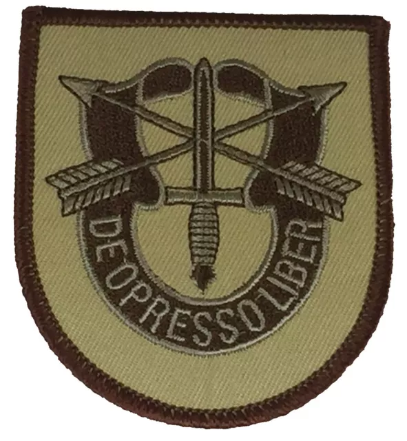 Us Army Special Forces Sf Patch Desert Tan De Oppresso Liber Green Berets