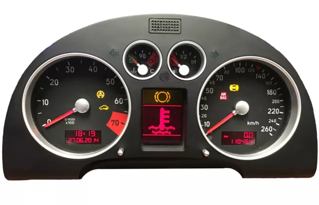 Audi TT Tacho Kombiinstrument 8N Pixelfehler FIS LCD MFA Display Reparatur