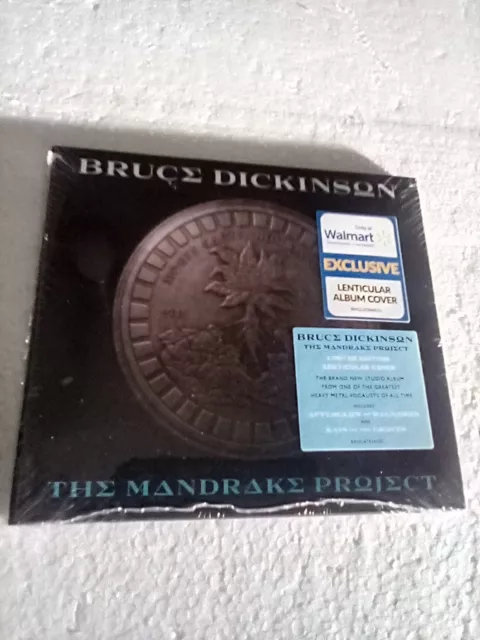 Bruce Dickinson CD Mandrake Project album Walmart Exclusive 3d lenticular cover