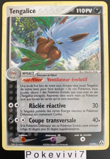 Pokemon Card TENGALICE 12/92 Holo Block EX Legend Makers FR