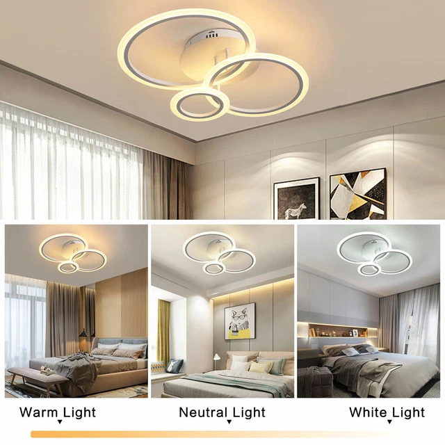 LED Acrylic Ceiling Light Pendant Light Chandelier Bedroom Modern Creative Lamp