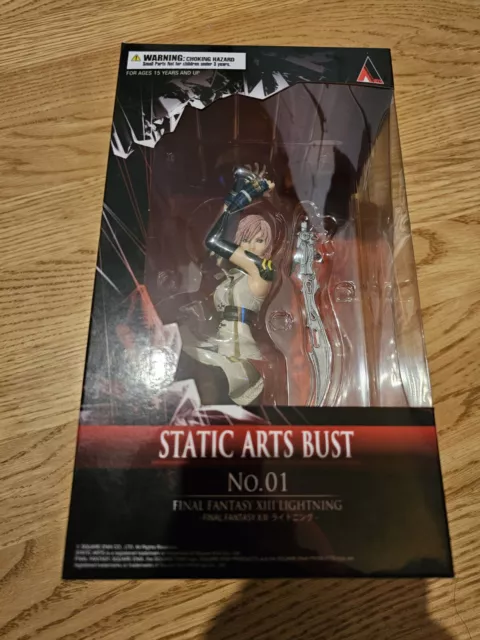 Lightning - Final Fantasy XIII Static Arts Bust | Square Enix Anime Figure
