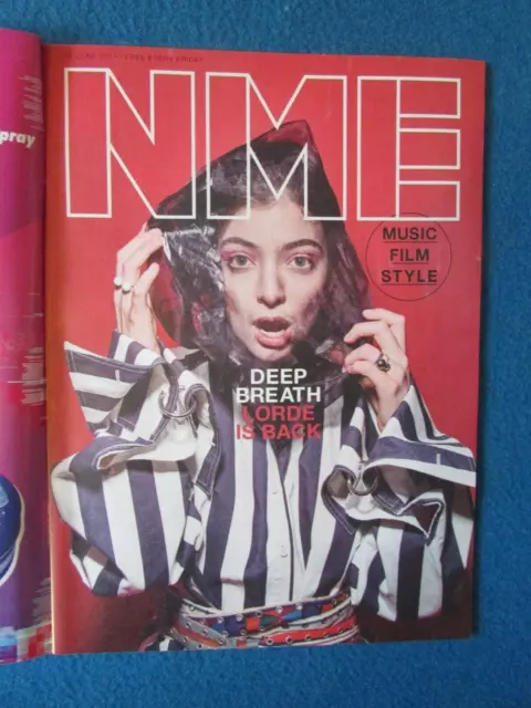 NME Magazine June 2017 LORDE ROYAL BLOOD NEW MUSICAL EXPRESS