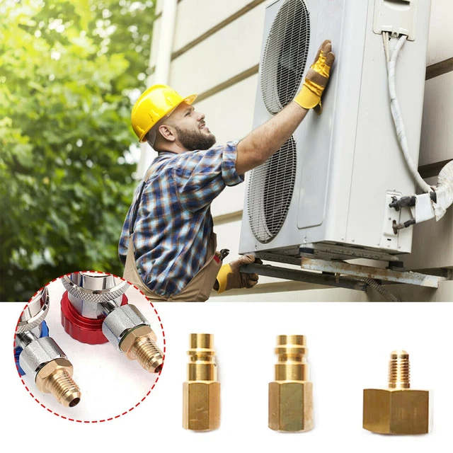 Durevole alta qualità nuovissima fantastica 3 pz da W21,8 a 1/4SAE per filo R134A 1/4SAE