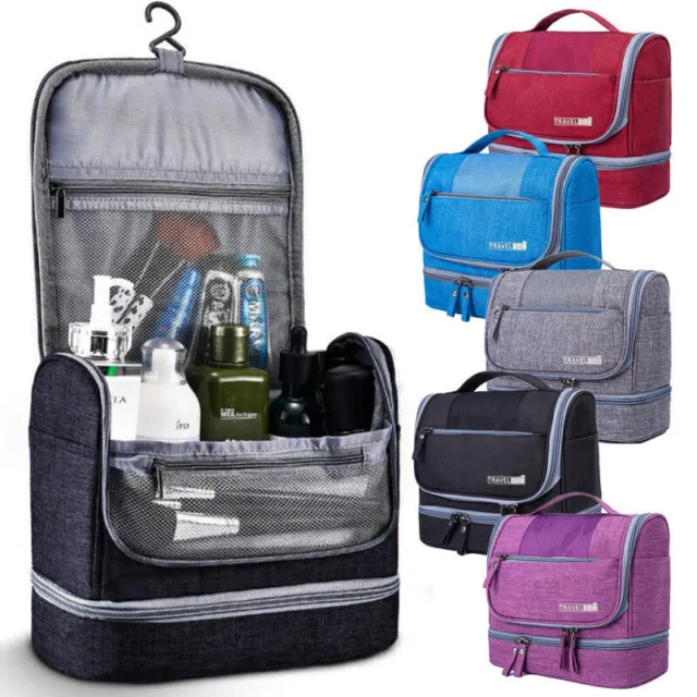 Waterproof Womens Mens Large Hanging Travel Toiletry Bag Makeup Organizer