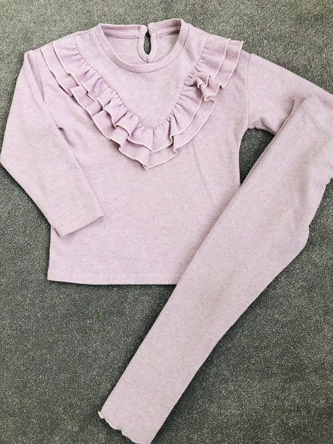 ❤️ Splendide tute arricciacapelli per ragazze set di coordinate abiti 4-5 anni❤️ 5