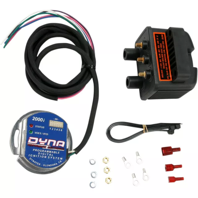 Dynatek D2Ki-5P 2000i Harley Ignition Coil Kit 70-98 w/ D2Ki-1P & DC6-5 Bobina