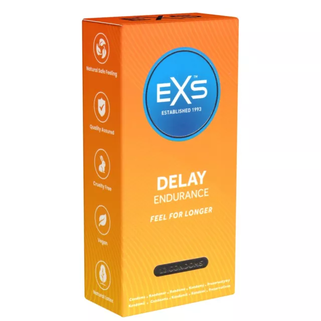 Frei Haus: EXS Delay Endurance 12 Kondome für mehr Ausdauer und Standfestigkeit