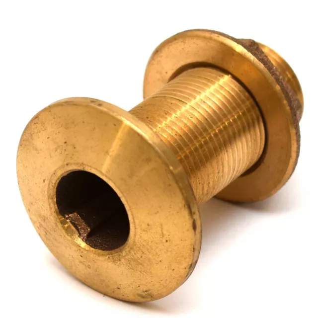 Boat Straight Thru Hull | Bronze 3/4 Inch Threaded