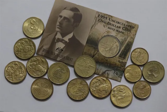🧭 🇦🇺 Australia 1 Dollar Coin Collection B66 #680