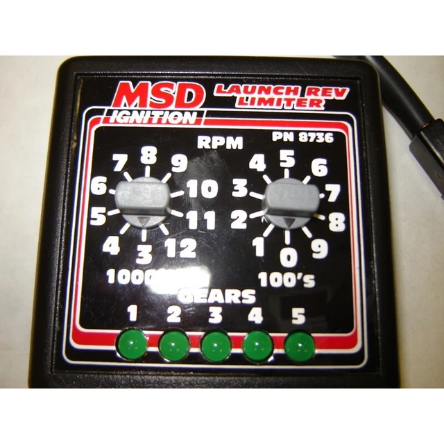 MSD Ignition 8736 selettore limitatore di lancio accensione limite auto da corsa giri su