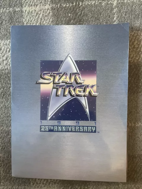 Star Trek (1991) 25th Anniversary Ephemera, 2 Signatures Dorn (Worf) & Arnold