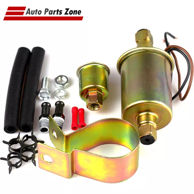 Universal Universal 12V Low Pressure 2.5-4 PSI Gas Diesel Inline Fuel Pump