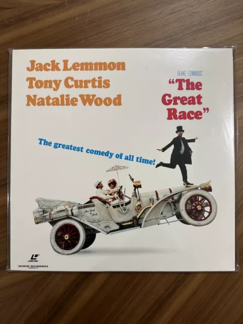 The Great Race Widescreen Laserdisc LD Jack Lemmon Tony Curtis - Like New