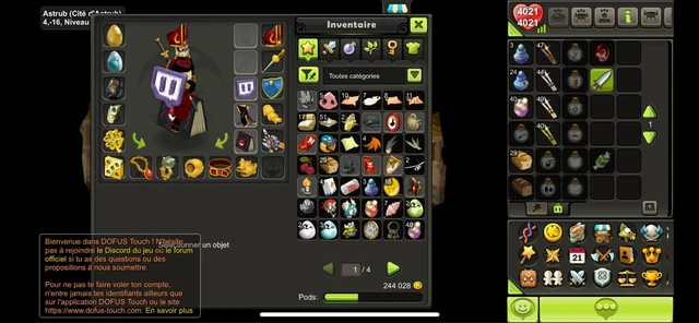 Compte Dofus 200 OPTI++ – PVP, MULTI, PVM, Prêt à Jouer Sur PC