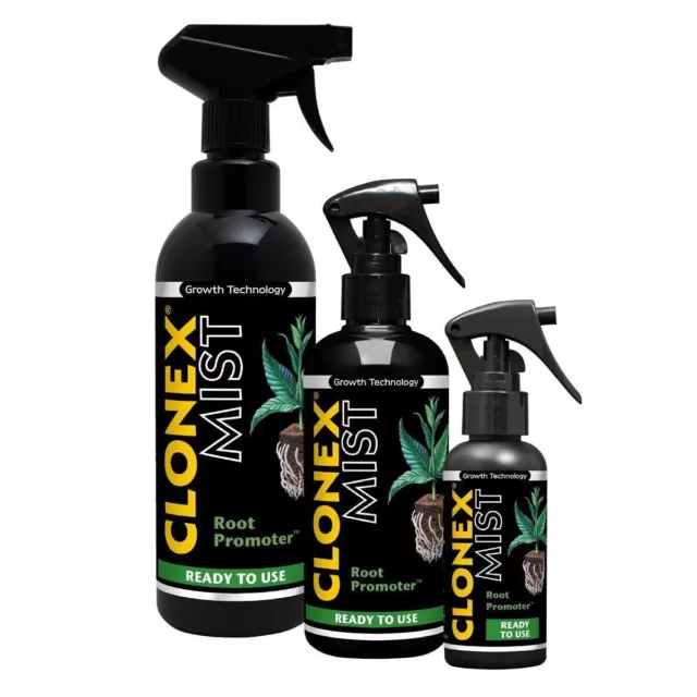 Clonex Rooting Hormone Gel And Mist For Cuttings Hydroponic Growing Growth Tech