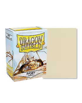 Dragon Shield: 100ct Standard Size Matte Ivory Sleeves