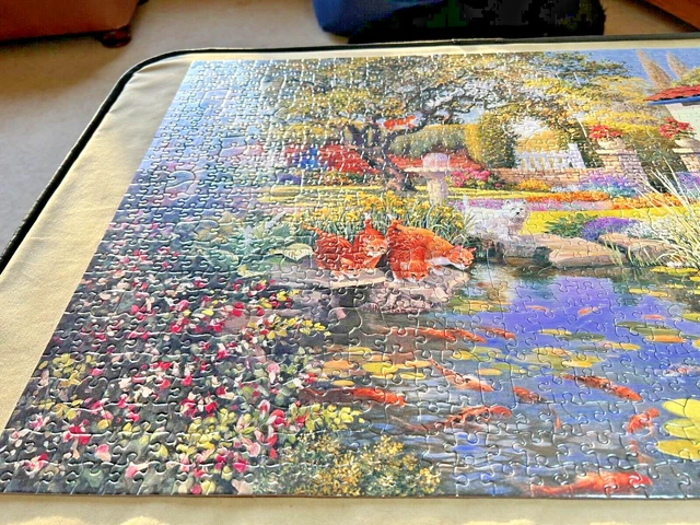 HOUSE OF PUZZLES 1000 Piece Jigsaw Garden Pond £3.99 - PicClick UK