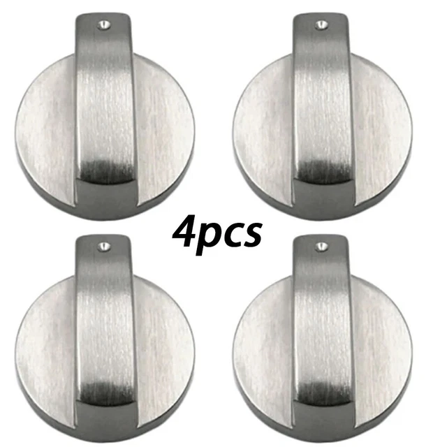 Électrique Cuisinière Four Bouton Domicile Kit de Rechange Argenté Universel