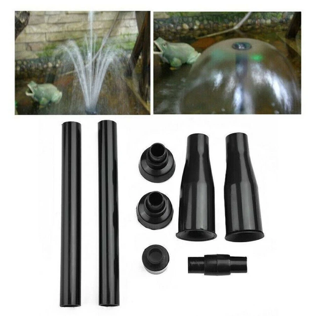 8 STÜCK ERSATZTEIL Springbrunnendüsen Aufsatz Set Springbrunnen Pumpe