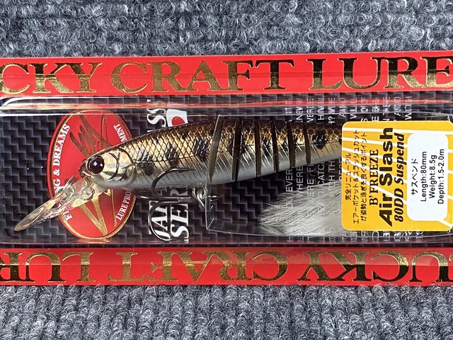 2 Lucky Craft B'Freeze Air Slash 80DD Suspend Jerkbait Lures