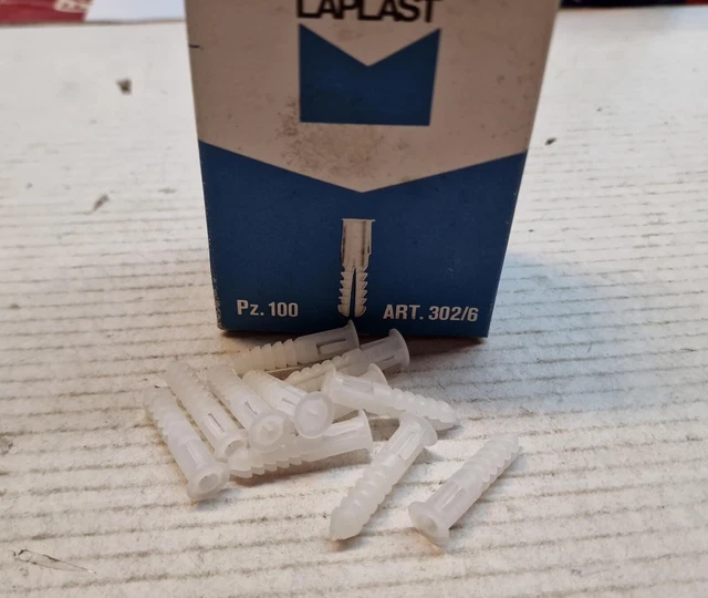 Tassello Tasselli in Nylon a Espansione Fissaggio Laplast mm. 6x35 Pz. 100