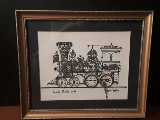 KERSH OF LONDON Union Pacific Railroad 1849 Horological Collage