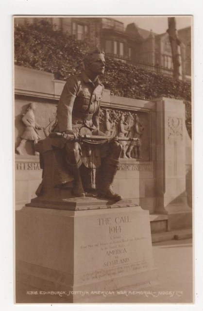 Edinburgh, Scottish American War Memorial, Judges 11316 Postcard, A874