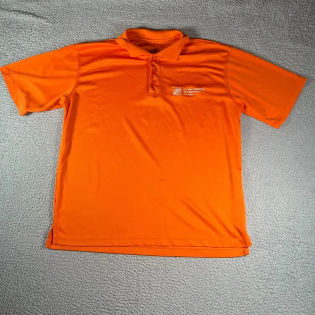 The Home Depot Shirt Men Merchandise Execution Team Orange Short Sleeve Employee