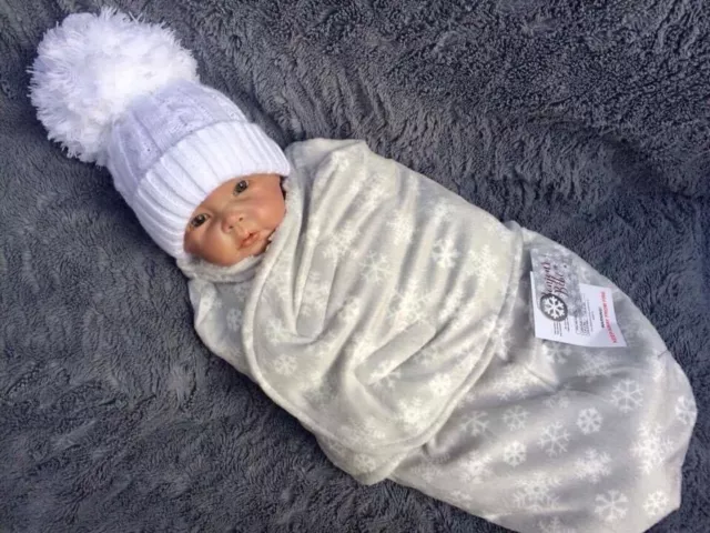 Baby Unisex Newborn Swaddle Wrap Blanket Sleeping Bag Cute Soft Warm 3.2 Tog