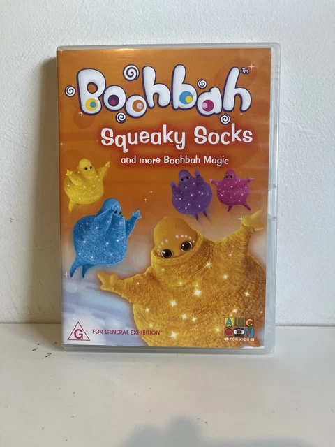 BOOHBAH SQUEAKY SOCKS And More Boohbah Magic DVD Region 4 ABC For