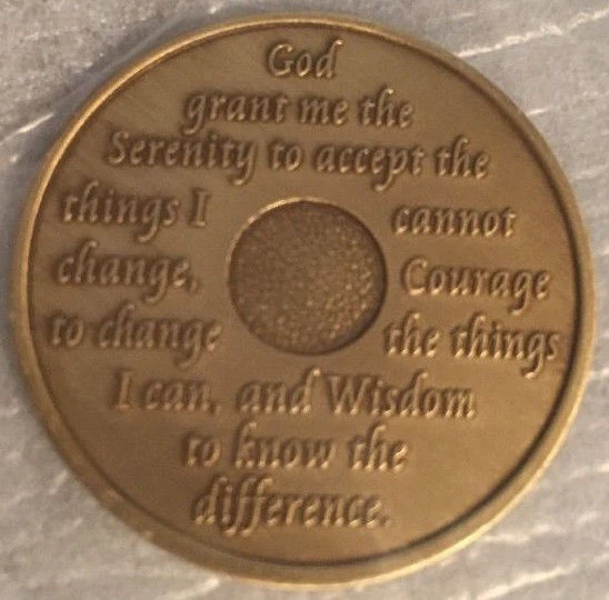 ALCOHOLICS ANONYMOUS 26 Year Recovery Coin Chip Medallion Medal Token