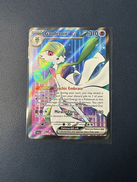 Carta Pokémon Gardevoir Ex 228/198 - Ultra Raro Full Art Holo - Serie Scarlet & Viola - 2