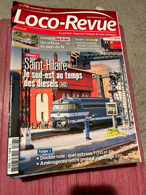 Revue LOCO N°805 - Thème Villeneuve En HO, Mondial 2014, Paris Petite Ceinture - Occasion