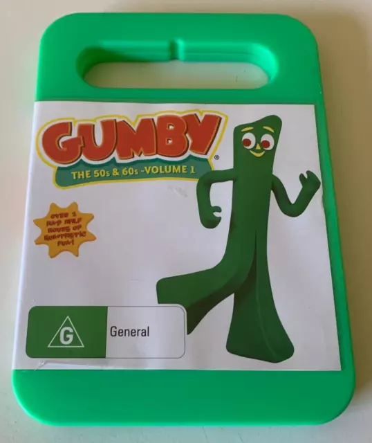 Gumby the 50s 60s Volume 1 DVD Region 0 Animated Cartoon Childrens Kids TV Show