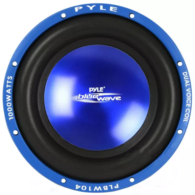 1 PYLE PLBW104 subwoofer da 500 watt rms e 1000 watt max 10" 25 cm 250 mm dvc