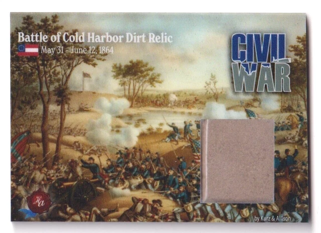 Battle Of Cold Harbor Battlefield Dirt Relic Card 2022 Historic Civil War Cwd19