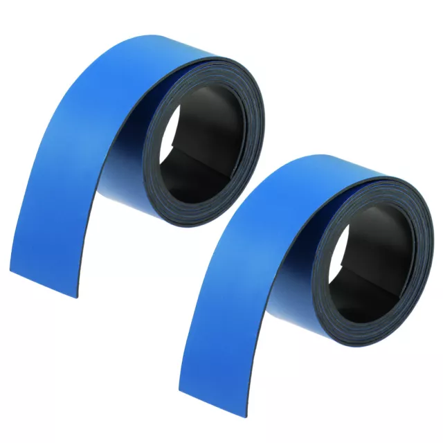 2 Pz Asciutto Cancella Flessibile Magnetico 3.3 Piedi Magnetico Foglio Blu