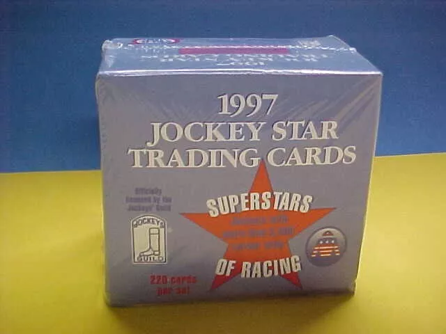 1997 JOCKEY Star TRADING CARDS  220 card set, Factory Sealed super rare set