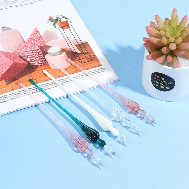 GLASS DRIP FOUNTAIN Pen Dipping Pen Filling Ink Calligraphy Painting