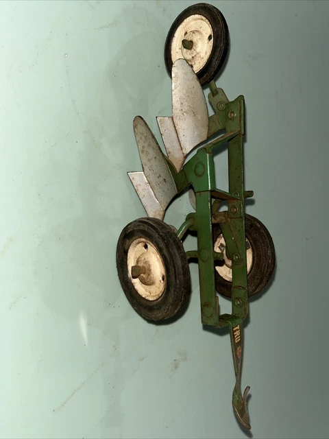 Vintage Carter Tru Scale John Deere 2 Bottom Plow 1/16 Scale 1950s