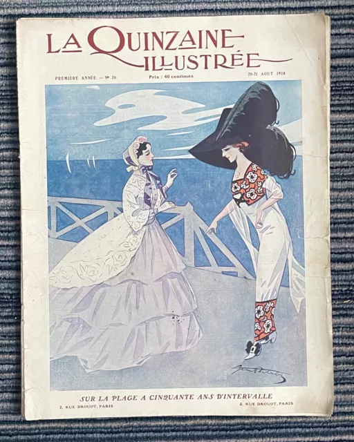 Revue La Quinzaine illustrée 20-21 août 1910