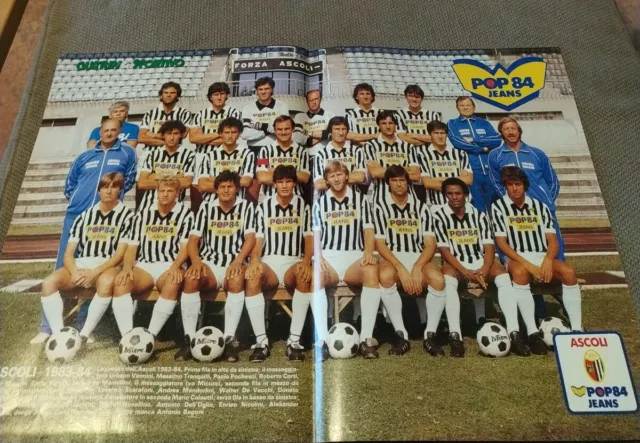 Poster Ascoli 1983-1984 Pop 84 Jeans Guerin Sportivo Guerin (L50)