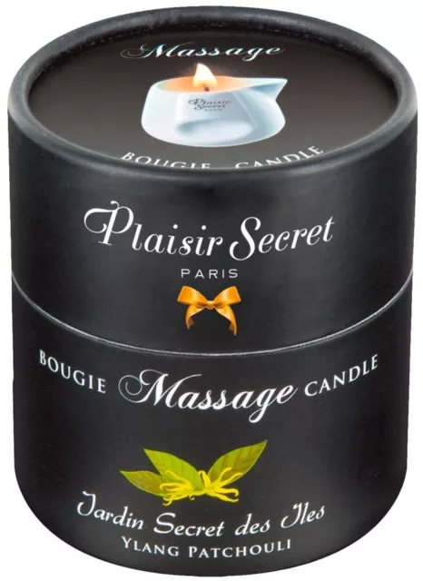 Massagekerze Erotik - Ylang Patchouli - Massage-Öl Wellness Candle 80ml