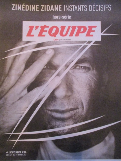 Poster Zinedine Zidane – Équipe De France / Onze Mondial – Naples ? Vérifier équipe