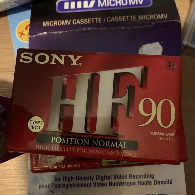 Lot 4 K7 audio Sony HF 90 Etat neuf encore emballé cassettes