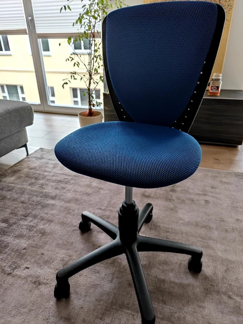 Topstar Kinder-Drehstuhl High S`Cool Junior, ergonomisch,blau