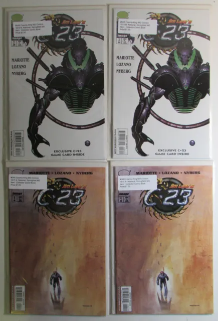 Jim Lee's C-23 Lot of 4 #3&4 (x2) Image Comics (1998) NM- 1st Print Comic Books