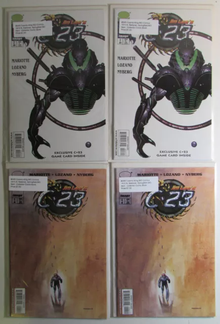 Jim Lee's C-23 Lot of 4 #3&4 (x2) Image Comics (1998) NM- 1st Print Comic Books