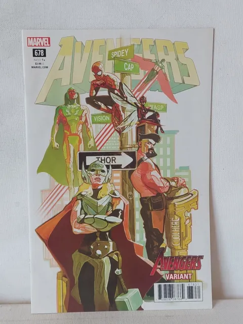 Avengers #678 Marvel Comics Del Mundo Variant 2018